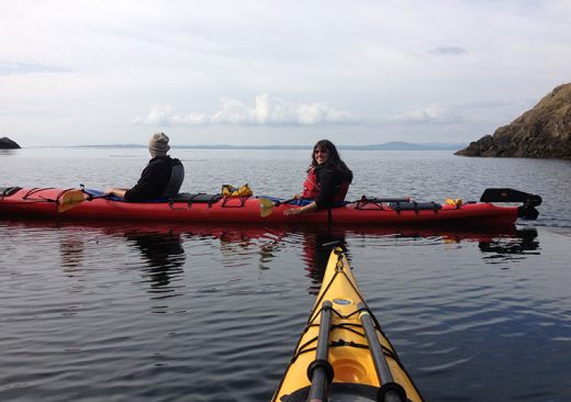 Sea kayaking in Washington State