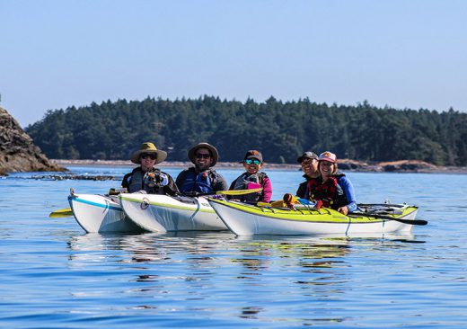 Sea kayak tour